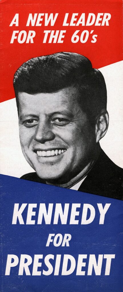 a new leader for the 60s campaign posterjpg