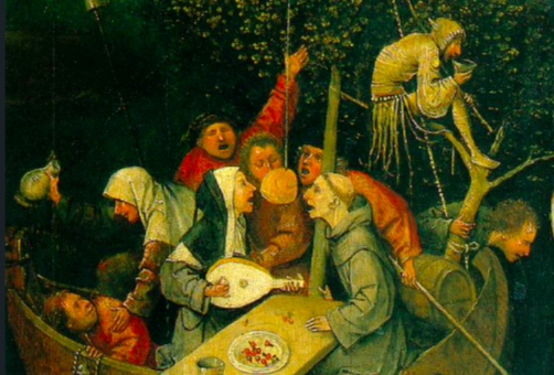 Hieronymus Bosch
El barco de los tontos 
1490 - 1500