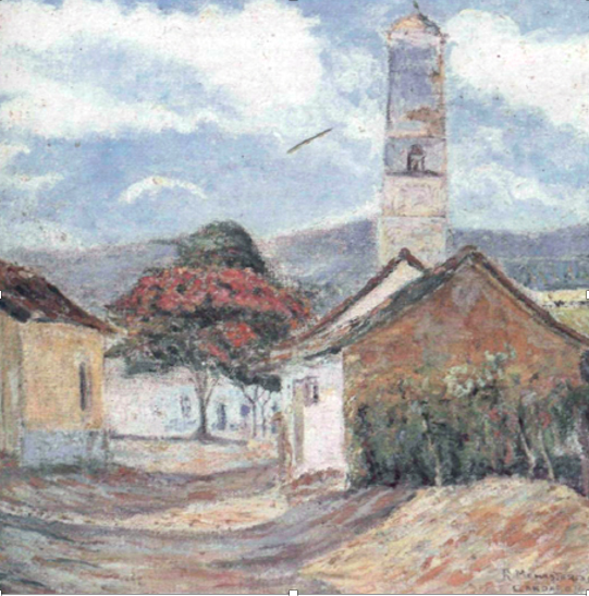 Rafael Monasterios. Vista de Canoabo. 1925. Colección FOGADE Caracas Venezuela