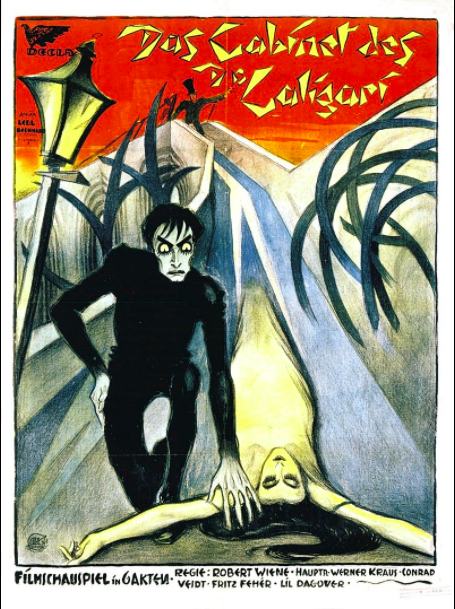 Afinche de promoción de "El Gabinete del Doctor Caligari"