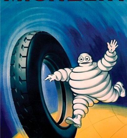 Michelin y el Hombre vitruviano, por Luli Delgado