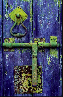 La puerta azul atril press