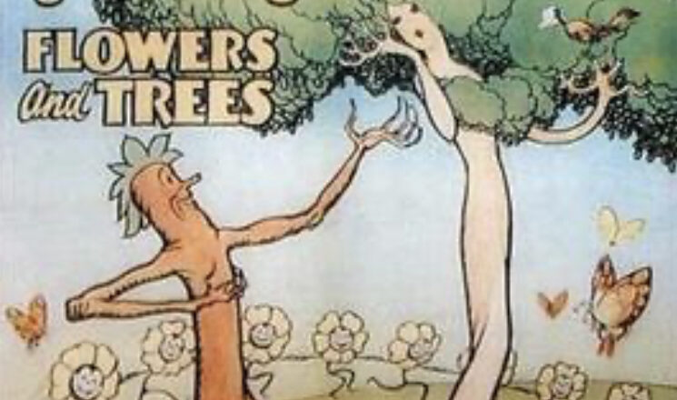 Flores y árboles,<br/> por Walt Disney