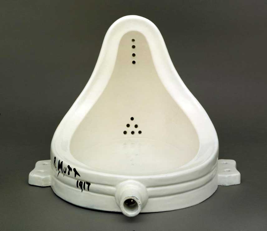 fountain Marcel Duchamp atril press