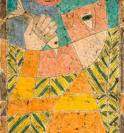 O pescador,<br> por Alfredo Behrens