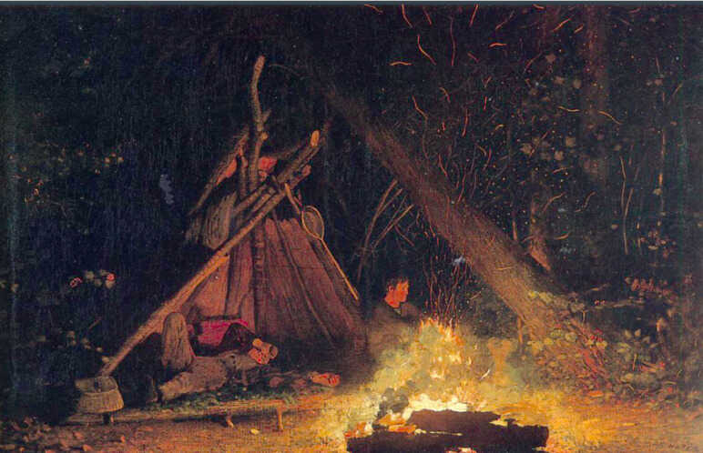 Audible silencio,<br/>por Leonor Henríquez 1 Winslow Homer Atril press