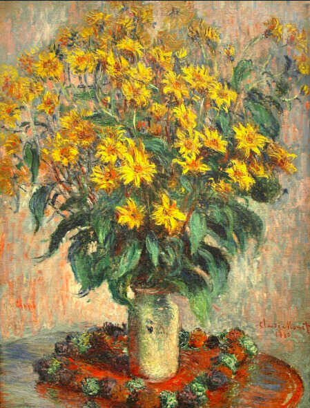 Alcachofas,<br/> por Lucy Gómez 1 Claude Monet Atril press e1758297796196