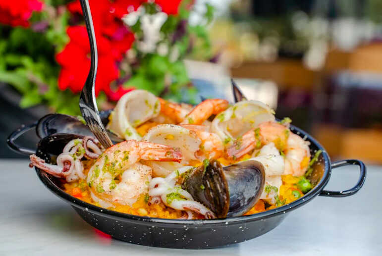 Paella Atril press
