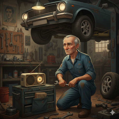 Ritmo secreto,<br/> por Alfredo Behrens 1 AI Atril press