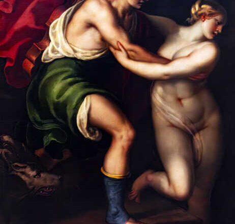 Orpheus and Eurydice, by Clifford Thurlow