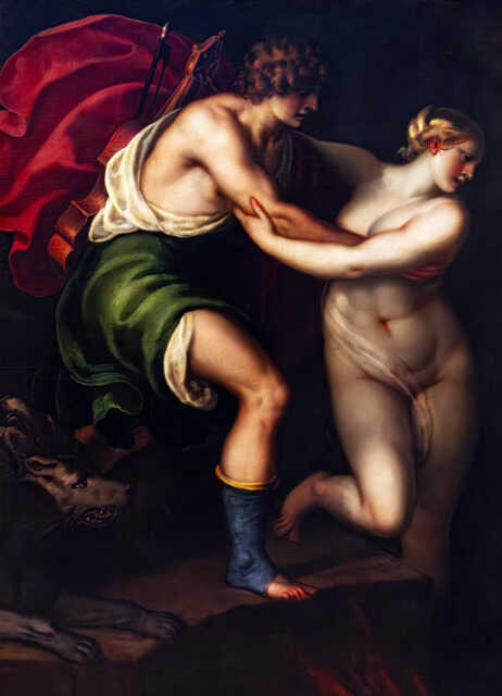 Orfeo y Eurídice,<br/> por Clifford Thurlow 1 Alessandro Varotari Atril press