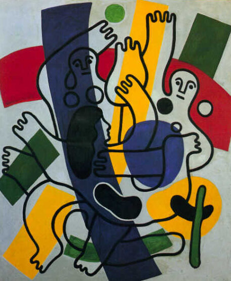 La danza interna,<br/> por Jeraige Reinoso 1 Fernand Leger Atril press e1762456397721