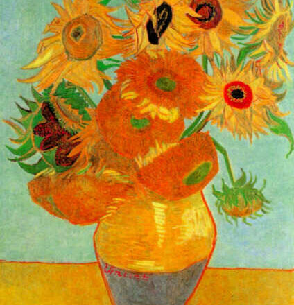 Girasoles,<br/> por Leonor Henríquez