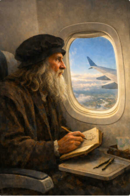 Volando con Leonardo, por Luli Delgado