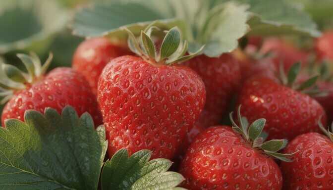 Morangos,  por Vitória Melo