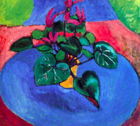 Ciclamen,<br/> por Lucy Gómez