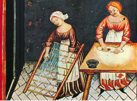 Mujeres medievales Atril press