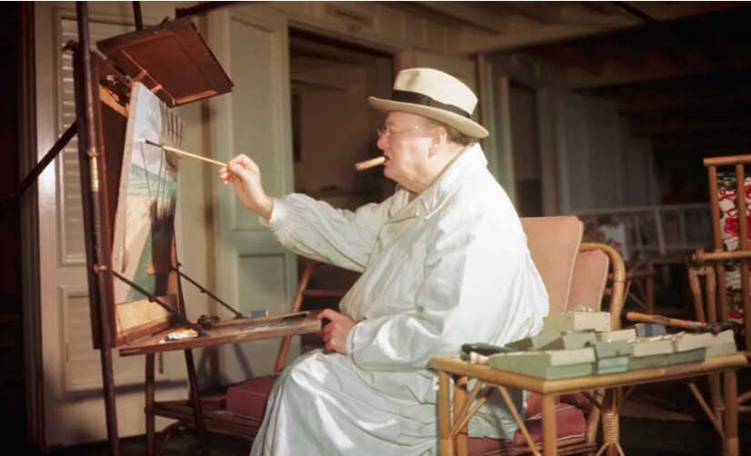 Winston Churchill Atril press