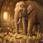 De elefantes,<br/> por Luli Delgado