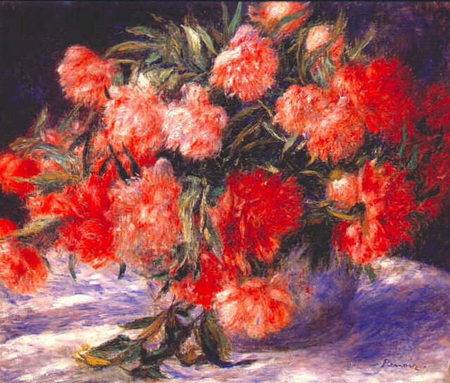 Peonía, por Lucy Gómez 1 Pierre Auguste Renoir Atril press 1 e1779476052588
