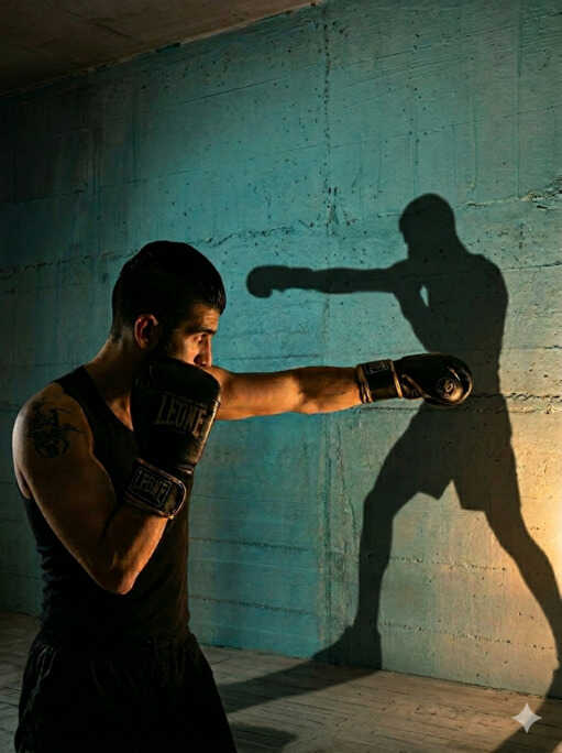 Boxeo de sombra Atril press
