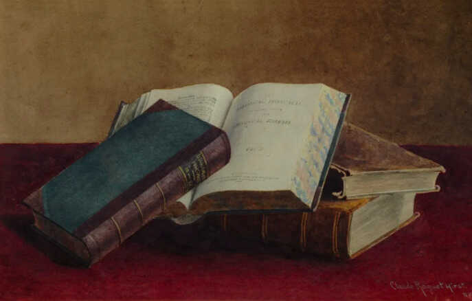 Hambre de saber,<br/> por Victorino Muñoz 1 Claude Raguet Hirst Atril press