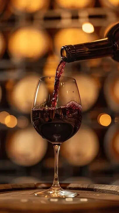 Copa de vino Atril press