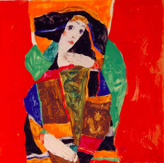 Semana passada,<br/> por Luli Delgado 1 Egon Schiele Atril press e1781735875448