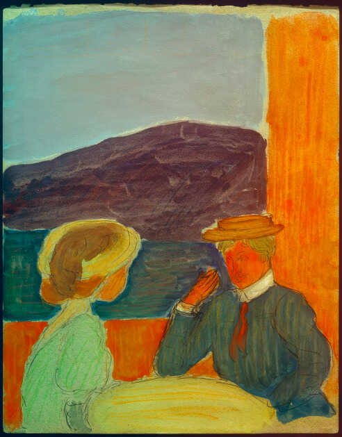 ¿Decías?,<br/> por Harold Vas 1 Marianne von Werefkin Atril pres