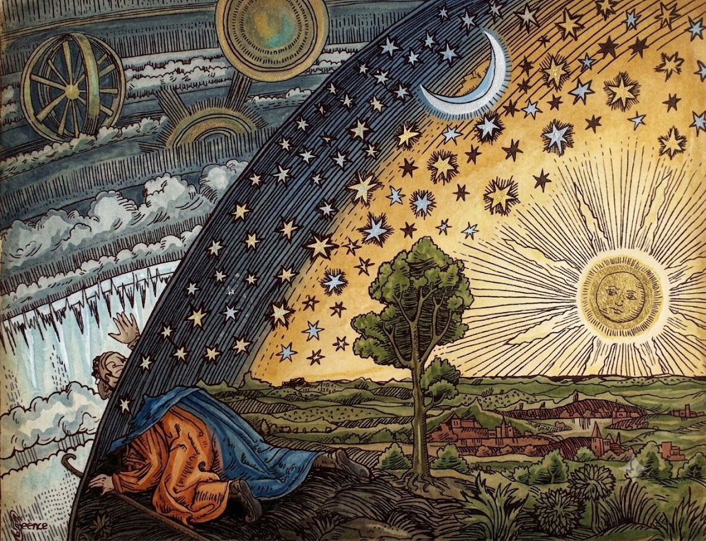 The Flammarion colorizado