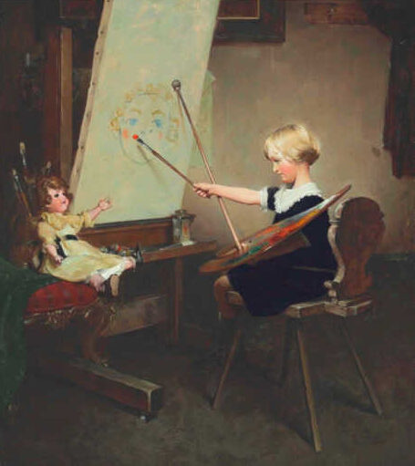Taller vacacional,<br/> por Leonor Henríquez 1 Norman Rockwell Atril press e1784222972886
