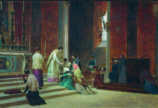 Dominus vobiscum,<br/> por José Manuel Peláez 1 Fyodor Bronnikov Atril press e1786583439336
