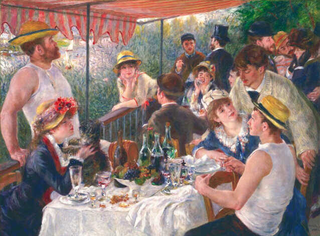 La mesa compartida,<br/> por Alfredo Behrens 1 Pierre Auguste Renoir Atril press 1 e1787875900643