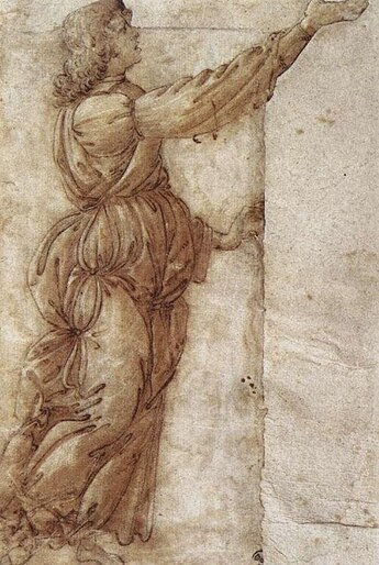 Ángel perdido,<br/> por Victorino Muñoz 1 Sandro Botticelli Atril press