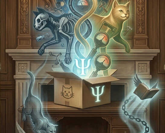 Schrödinger’s cat, by Clifford Thurlow