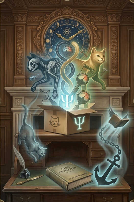 Schrödinger’s cat, by Clifford Thurlow