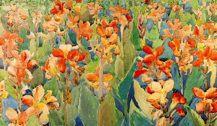 Jardín de flores,<br/> por Lucy Gómez