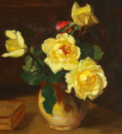 Rosas amarillas,<br/> por Luli Delgado