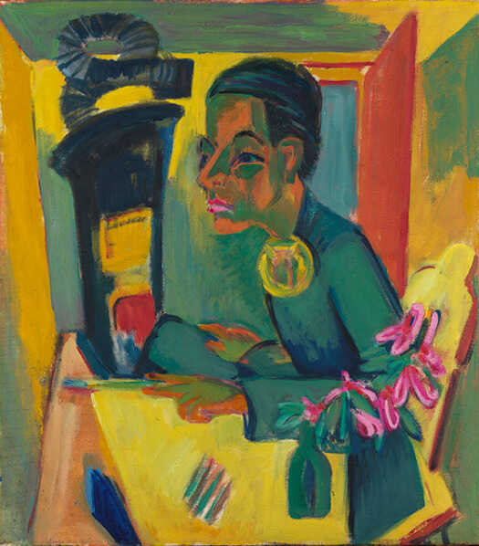 Confesión bárbara,<br/> por Victorino Muñoz 1 Ernst Ludwig Kirchner Atril press