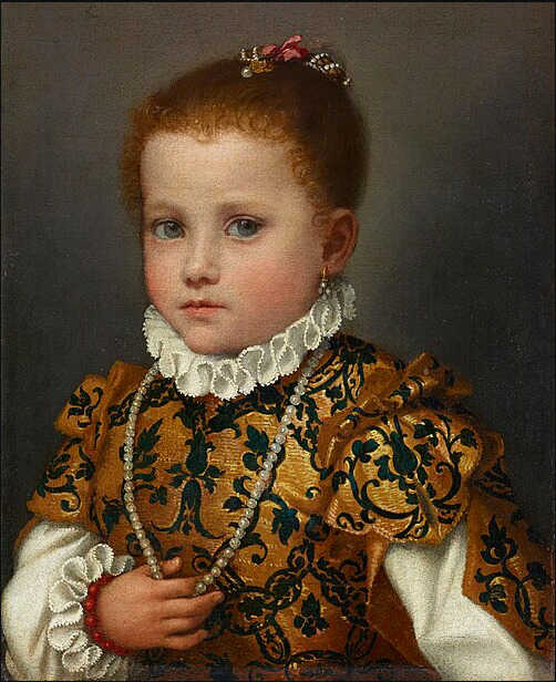 Ostras y perlas,<br/> por Helena Paneiko 1 Giovan Battista Moroni Atril press