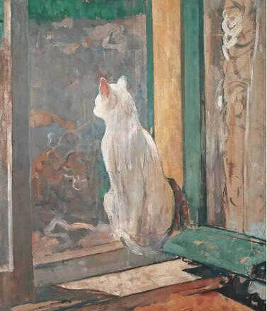 La luna y la gata,<br/> por Helena Paneyko