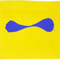 Ellsworth Kelly
Forma azul sobre amarillo
1962