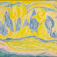 Janos Mattis-Teutsch,
Paisaje amarillo-azul,
1916