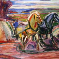 Arado de primavera, Edvard Munch, 1916