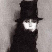 Ambrogio Antonio Alciati (1878-1929)
Señora con sombrero, 1916
